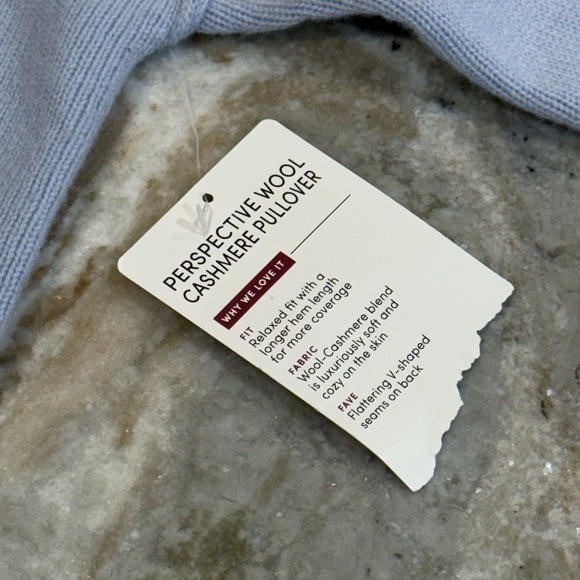 NWT Women’s ATHLETA Perspective Wool Cashmere Pullover Sweater- Size XXS - Picture 8 of 11